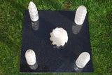 [4 PCS] 4.0" Spiral Towers of Peace Selenite Crystals Protection: ZENERGY GEMS