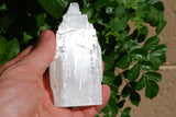 [4pcs] 4" Selenite Crystal Tower of Divine Mind Healing POWER: ZENERGY GEMS