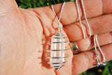 Perfect Pendant Danburite Crystal Pendant + 20" Chain SYN 12 ZENERGY GEMS