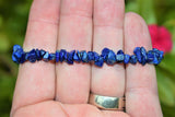 Premium CHARGED Lapis Lazuli Crystal Chip Stretchy Bracelet REIKI Energy