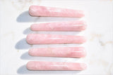 Charged 4.5" Rose Quartz Massage Wand Crystal Healing Energy REIKI ~72g