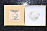 [1] Himalayan Rainbow Moonstone Crystal Puffy Heart / Palm Stone Healing Reiki