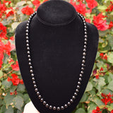 CUSTOM MADE 24" Premium CHARGED Black Tourmaline Crystal 8mm Bead Necklace