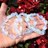 CHARGED Radiant Opalite Bracelet Tumble Polished Stretchy ENERGY REIKI