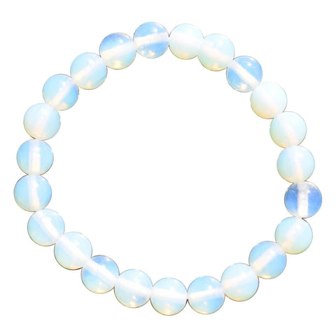 Premium CHARGED Radiant Opalite Crystal 8mm Stretchy Bracelet PROTECTION