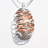 CHARGED Natural Copper Nugget Specimen Perfect Pendant + 20" Silver Chain USA