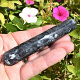 Flashy Charged 4" Larvikite Crystal Massage Wand Crystal Healing Energy ~78g