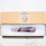 Charged 4.5" Himalayan Amethyst Massage Wand Crystal Healing Energy REIKI ~72g