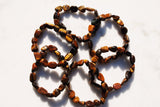 CHARGED Tiger Eye Crystal Bracelet Tumble Polished Stretchy ENERGY REIKI WOW!!!