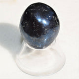 VERY RARE BLUE HEALER Covelite Crystal Hand-cut & Polished with Stand ~33 grams