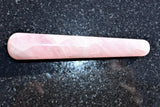 Charged 4.5" Rose Quartz Massage Wand Crystal Healing Energy REIKI ~72g