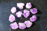 [3] CUTE Tibetan Elestial Amethyst Crystal Clusters Energy Healing Reiki ~150cts