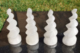 [4 PCS] 4.0" Spiral Towers of Peace Selenite Crystals Protection: ZENERGY GEMS