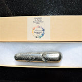 CHARGED Pyrite Crystal Round 4.0" Healing Massage Wand Reflexology 800cts [RARE]