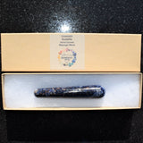 Charged Himalayan Sodalite Crystal 4" Massage Wand Reflexology 56g-70g