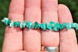 Premium CHARGED Amazonite Crystal Chip Stretchy Bracelet Healing REIKI Energy!