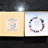 CHARGED Premium Every Crystal Chip Stretchy Bracelet (40+ Crystal Types) REIKI!