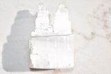 4" Twin Tower Divine Mind Selenite Crystal (Energy Healing)  - ZENERGY GEMS