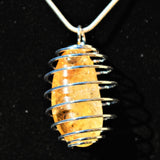 CHARGED Citrine Quartz Crystal Perfect Pendant 20" Silver Chain REIKI