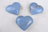 ZENERGY GEMS: CHARGED Angelite Crystal Heart Hand-Carved Peaceful Energy WOW!