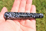 Charged 4.5" Himalayan Mystic Indigo Gabbro Massage Wand Crystal ~72g