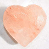 CHARGED Himalayan Sea Salt Crystal Heart Hand-Carved Peaceful Energy WOW!