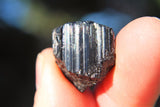 5 CHARGED Natural Rough Black Tourmaline Crystals Metaphysical Healing 250cts