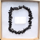 CHARGED Russian Shungite Crystal Chip Bracelet Stretchy ENERGY REIKI SYN 12