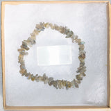 Premium CHARGED Labradorite Crystal Chip Stretchy Bracelet REIKI