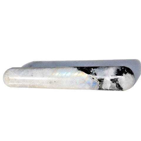 Charged Rainbow Moonstone Crystal Massage Wand Crystal Healing REIKI ~90g