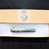 Charged Himalayan K2 Granite (Azurite) Massage Wand Crystal Healing Energy ~70g