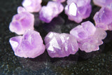 [3] CUTE Tibetan Elestial Amethyst Crystal Clusters Energy Healing Reiki ~150cts