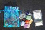 CHARGED 7 Chakra Crystal Set Hand-Carved & Polished  REIKI Energy! ZENERGY GEMS