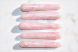 Charged 4.5" Rose Quartz Massage Wand Crystal Healing Energy REIKI ~72g