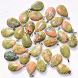 Perfect Pendant Unakite Teardrop Pendant + 20" Chain REGENERATE LOVE!