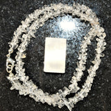 CHARGED Premium Amplifier Quartz Crystal Chip Necklace + 18" REIKI WOW!!!