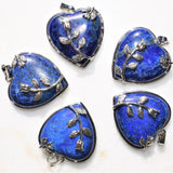Perfect Pendant - Lapis Lazuli Heart Pendant + 20" Chain by ZENERGY GEMS