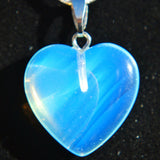 Perfect Pendant Radiant Opalite Heart Pendant + 20" Chain by ZENERGY GEMS