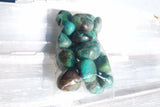 Peaceful Peruvian Chrysocolla Crystal Perfect Pendant + 20" Chain EMPOWERS