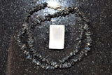 CHARGED Hematite Crystal Chip 18" Necklace Polished ENERGY REIKI