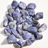 Premium XL Grade Natural Tanzanite Crystal Perfect Pendant + 20" Silver Chain