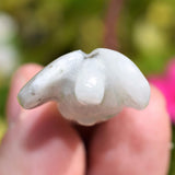 CHARGED 2" Rainbow Moonstone Crystal Hand-Carved Angel Peaceful Energy!