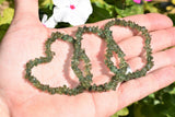 CHARGED Rare Dark Green Apatite Crystal Bracelet Healing Energy REIKI WOW!!!