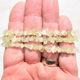 Premium CHARGED Prehnite Crystal Chip Stretchy Bracelet Healing REIKI Energy!