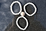 [1] CHARGED Rainbow Moonstone Crystal 6mm Bead Stretchy Bracelet REIKI Energy!