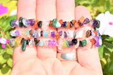 CHARGED Premium Every Crystal Chip Stretchy Bracelet (40+ Crystal Types) REIKI!