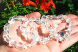 CHARGED Amplifier Quartz Crystal Bracelet Tumble Polished Stretchy REIKI Healing