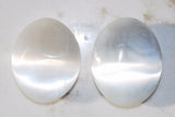 [2] LG 3" SELENITE POCKET PALM WORRY STONES Healing Reiki - ZENERGY GEMS