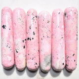 CHARGED Rhodochrosite 4.0" Crystal Wand Reflexology Massage Energy Healing 96g