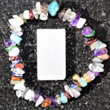 CHARGED Premium Every Crystal Chip Stretchy Bracelet (40+ Crystal Types) REIKI!